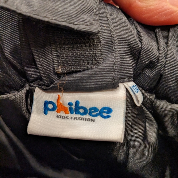 Phibee Unisex, Black, Adjustable, size 8/10 Waterproof snow/ski pants. - Picture 4 of 11